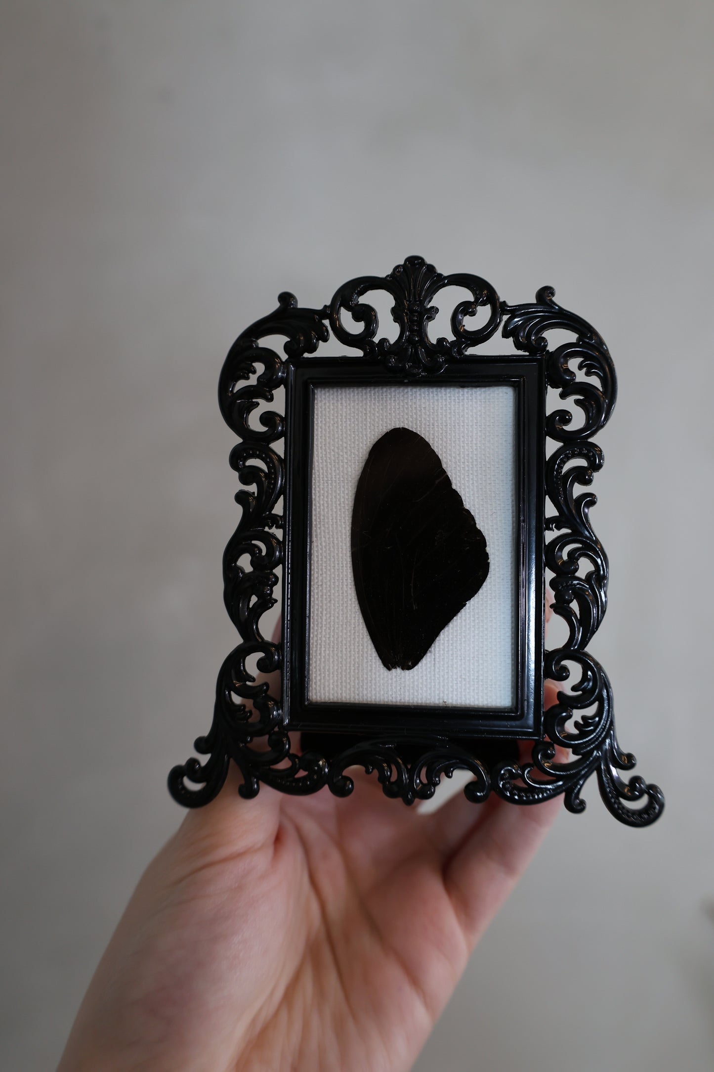 Tiny Black Ornate Frame
